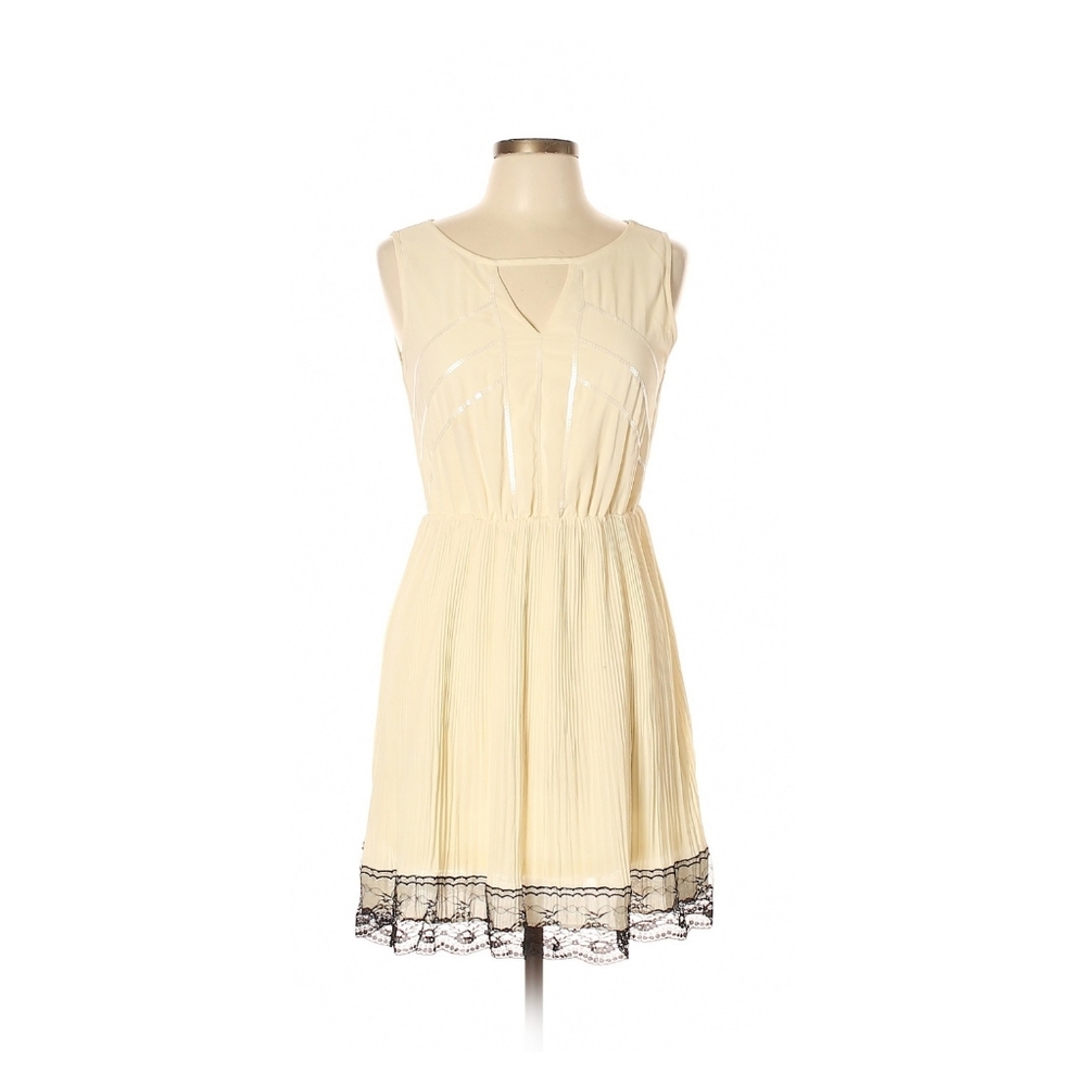 Sleeveless Cream Dress